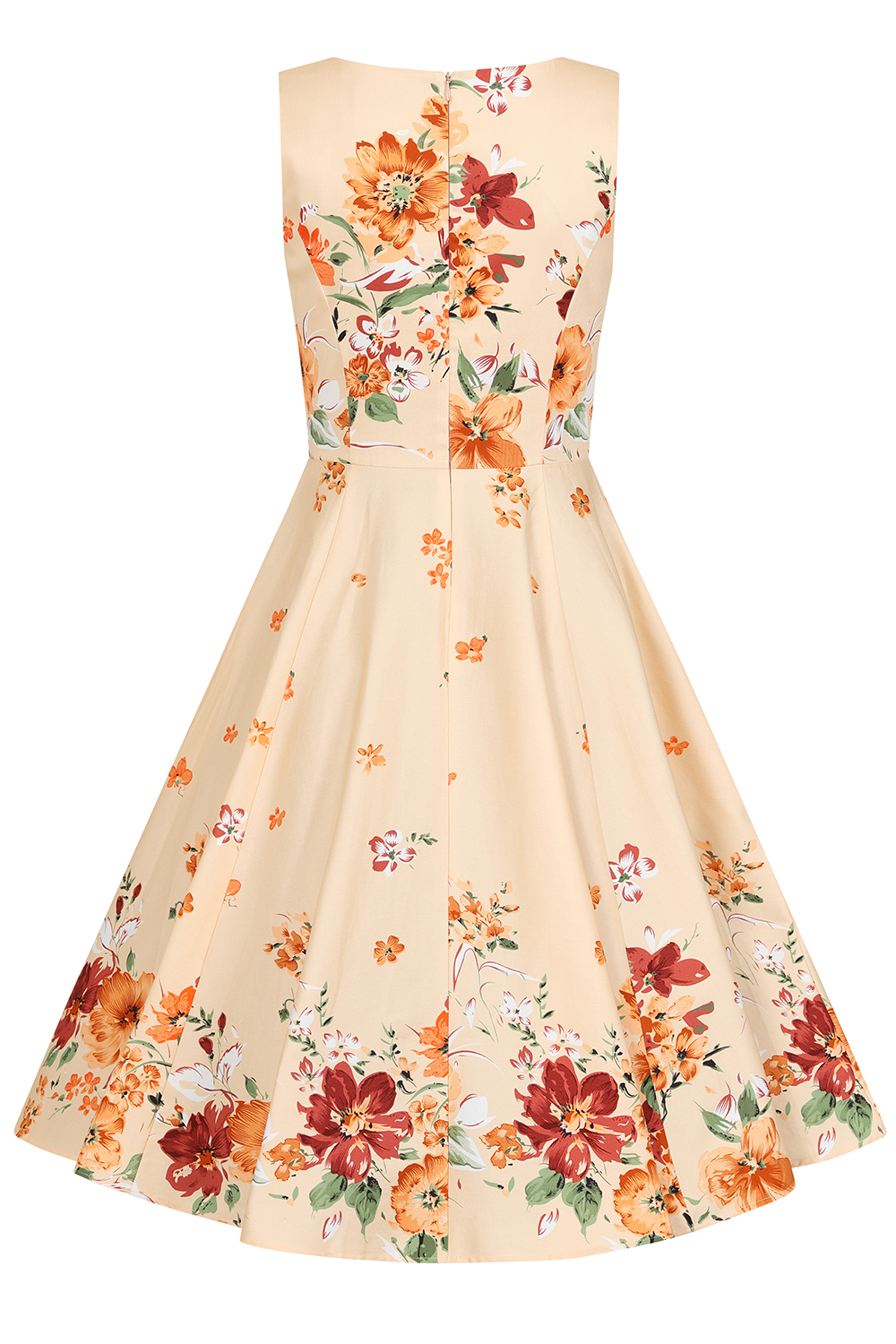 Jade Floral Swing Dress